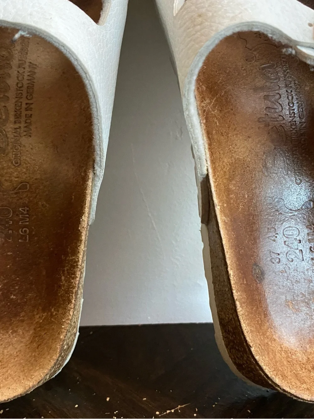 Pre-owned Betula Florida Sandals in Light Beige 37/6 Narrow Fit Women’s